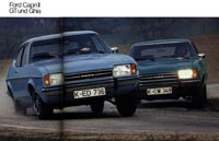 Vergleich Capri GT und Capri Ghia vom 27.04.1974. 5 Seiten