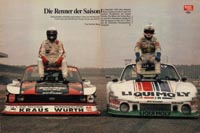Vergleich Capri gegen Porsche vom 18.11.1980. 10 Seiten viele Bilder